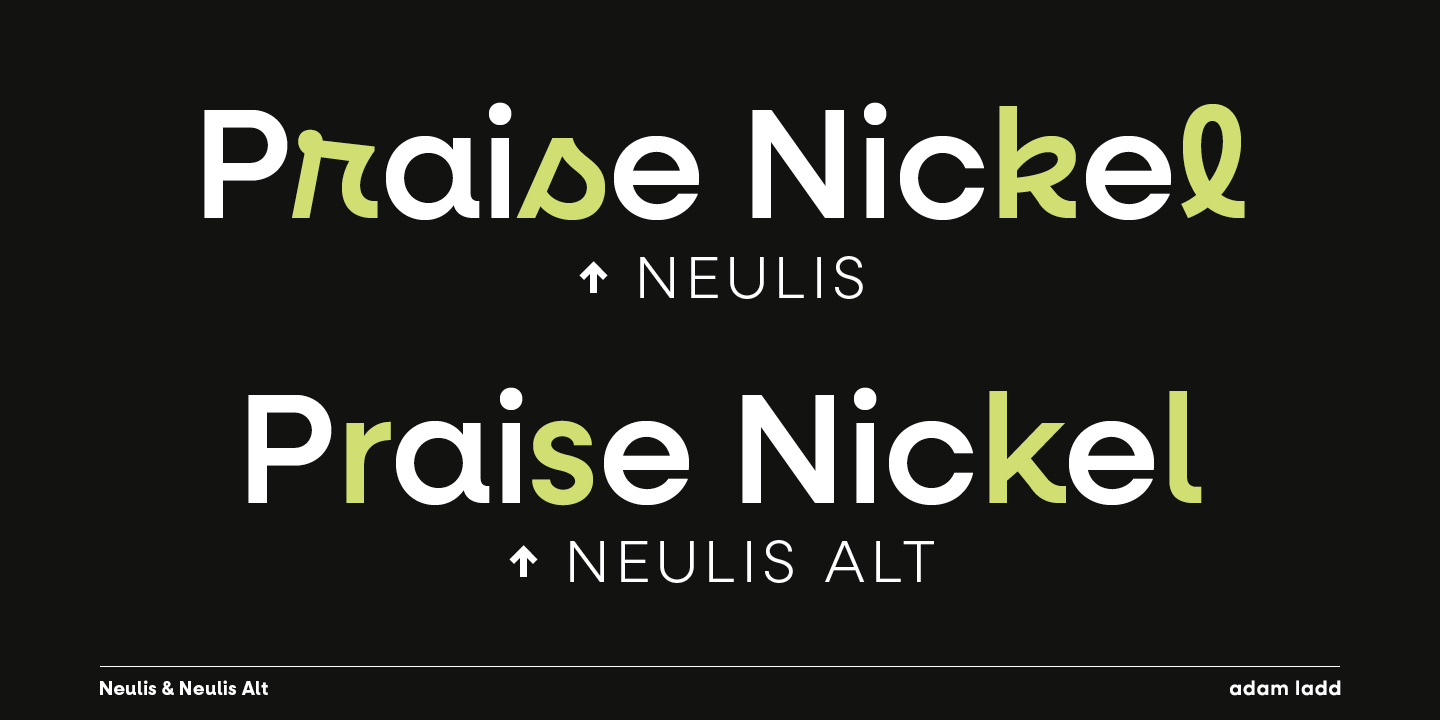 Example font Neulis #9